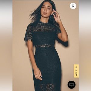 Lulus remarkable lace cocktail dress